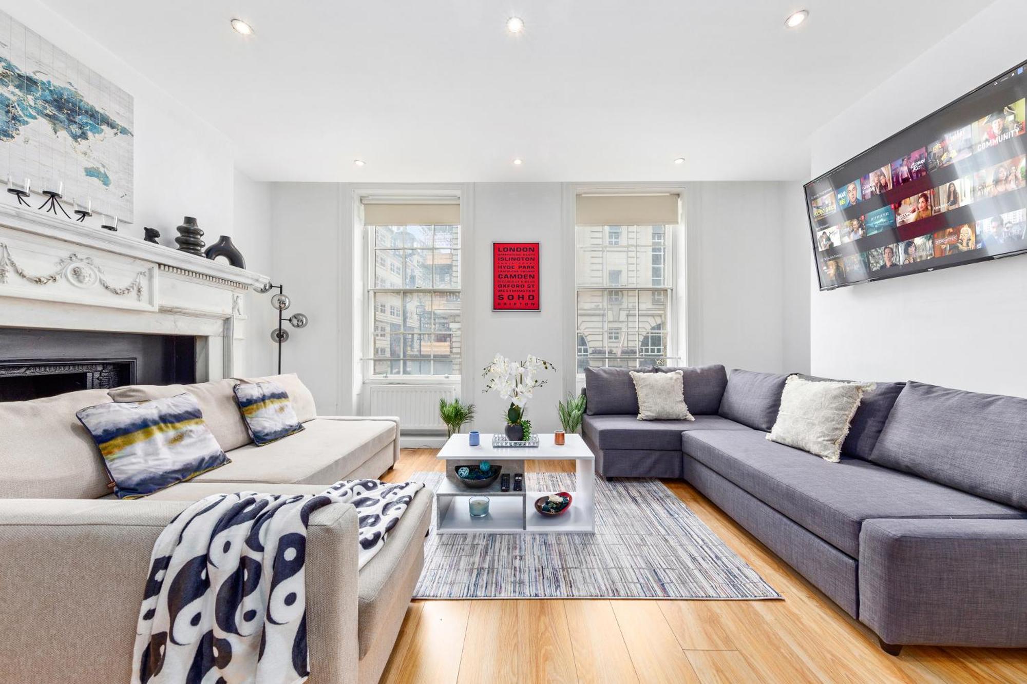 3-Bedroom Flat In London Sleeps 14 Hy1 Luaran gambar